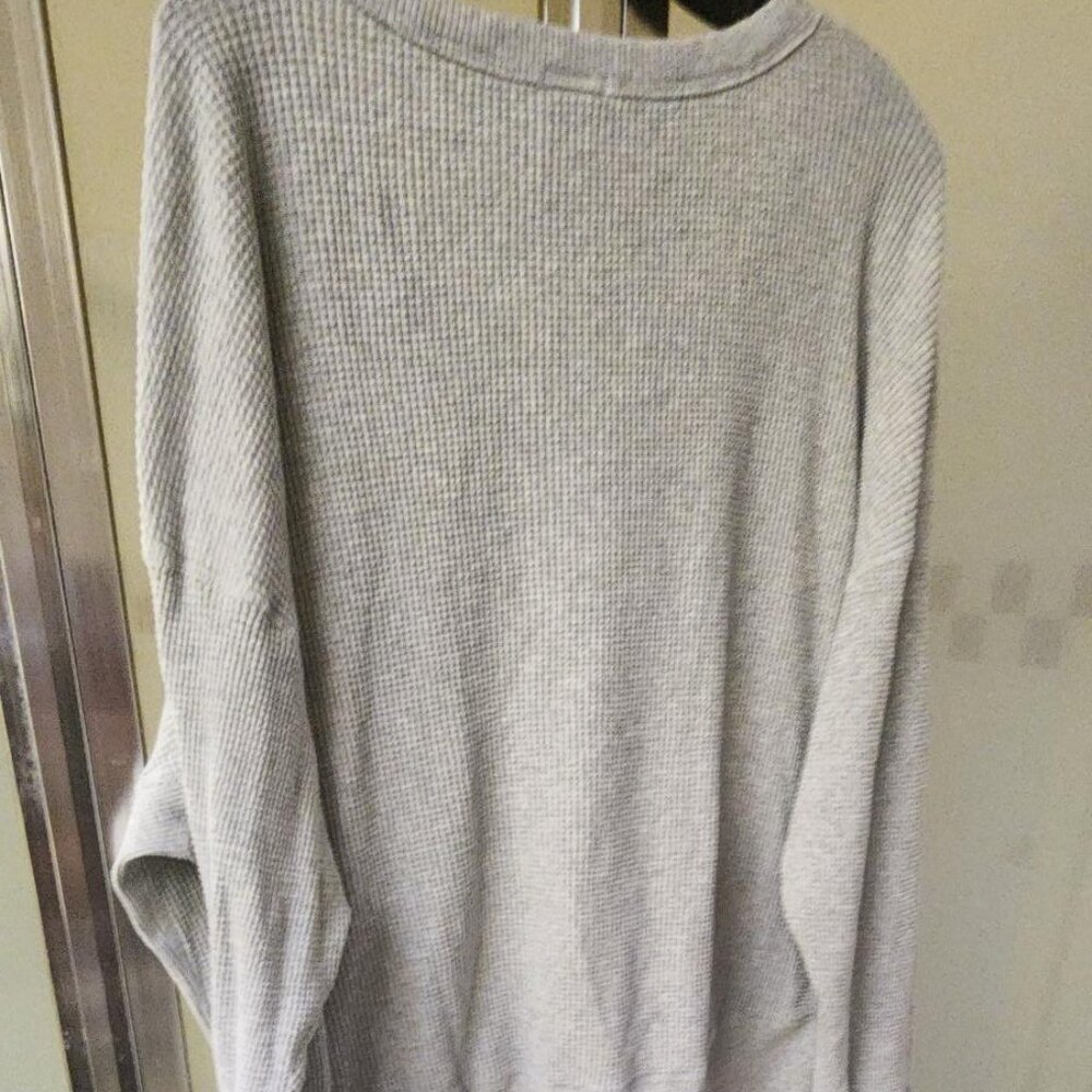 OFFLINE By AERIE Women's Gray Burst A Move Long Sleeve Thumbhole Oversize Top L - Picture 3 of 7